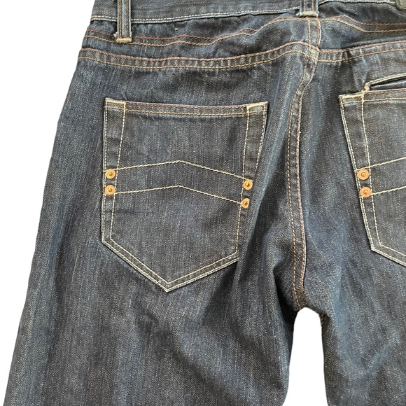 Mens Armani Exchange Dark Wash Denim Blue Jeans 32 by 30 - Picture 10 of 13
